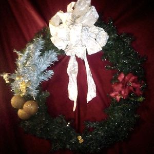 Large decorative Christmas wreaths